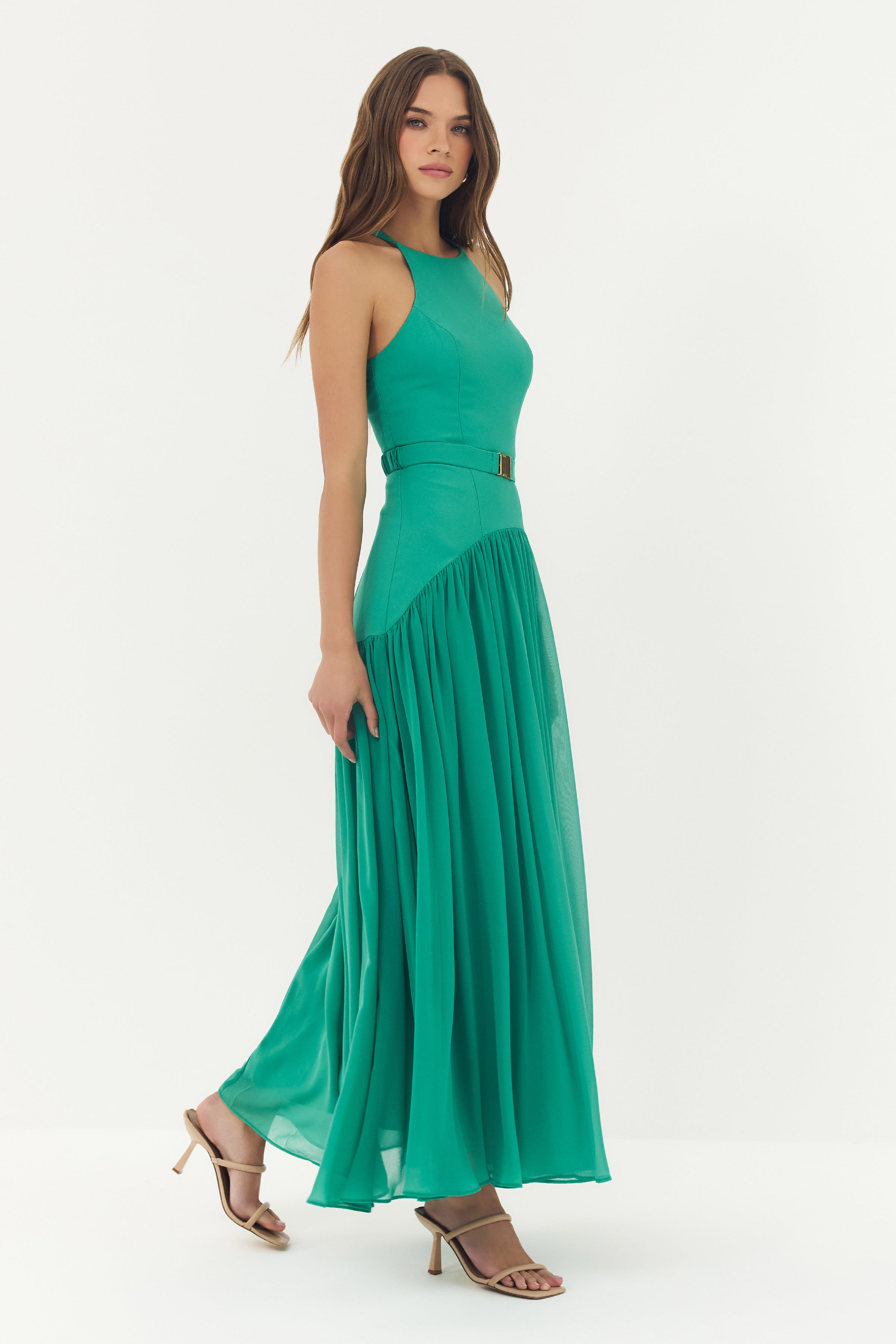hutch pleated maxi dress Armoire