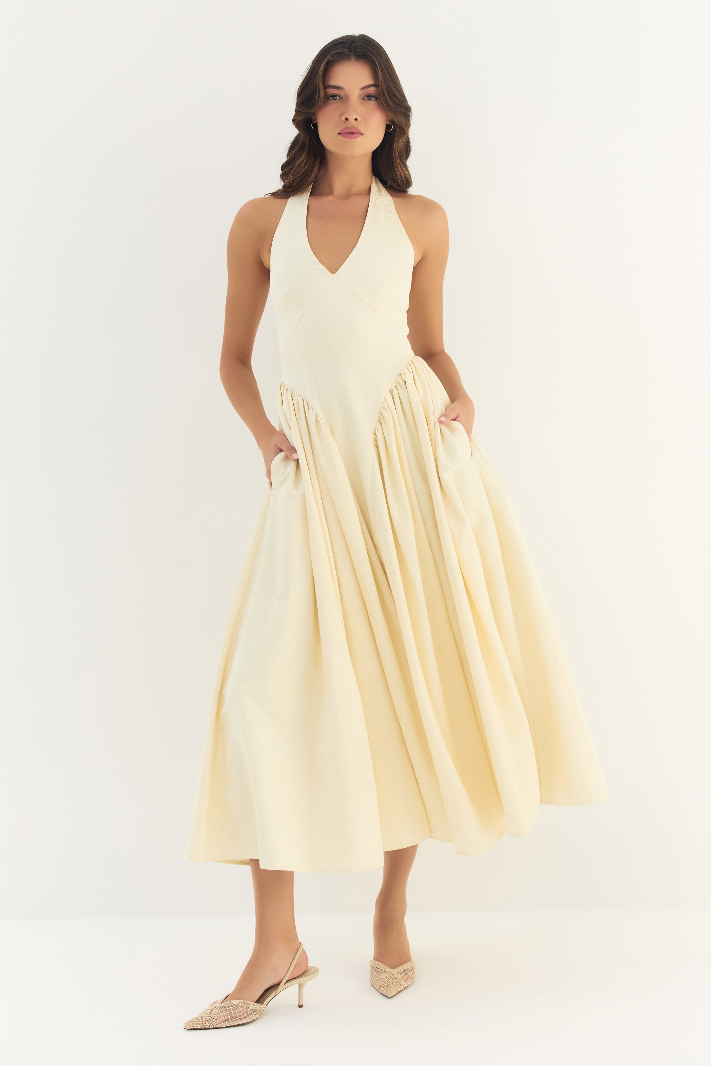 alara maxi dress Alara Lace-Up Back Dress