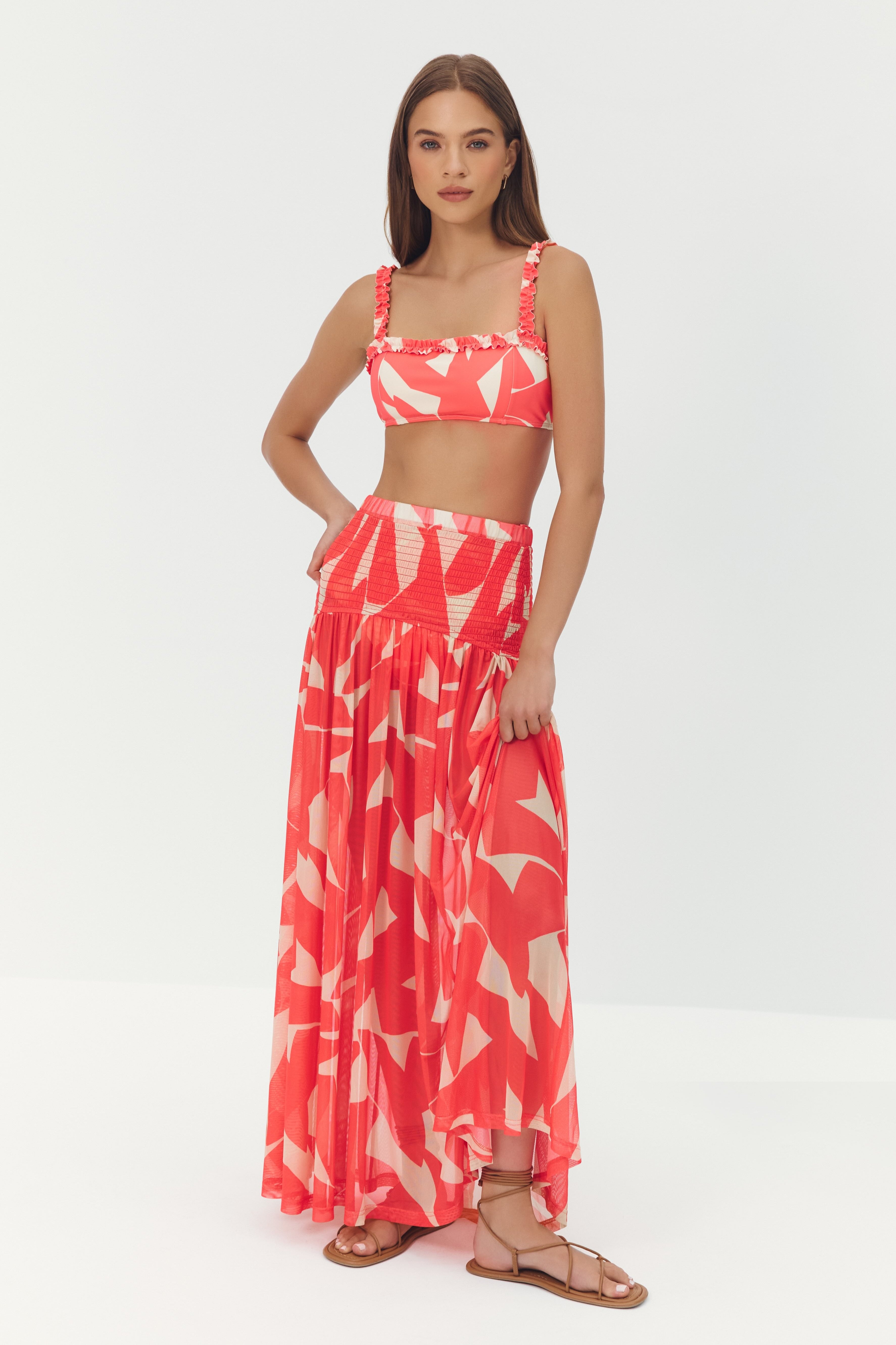 【Reha.】Tuck Maxi Skirt rivi skirt – Hutch