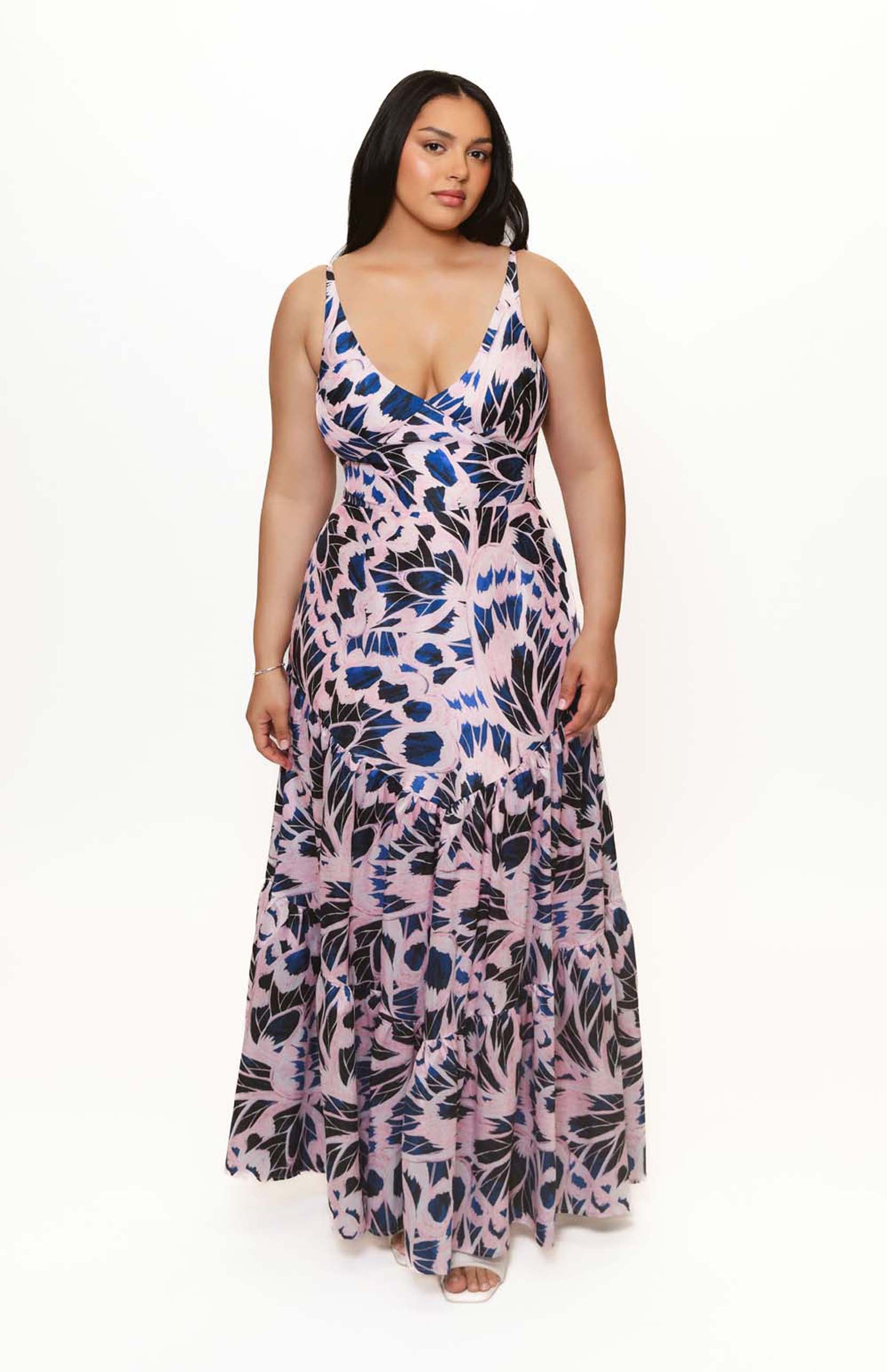 m*様 Paddington Long Dress Augusta Maxi Dress In Magic Garden Gradient | Alice + Olivia