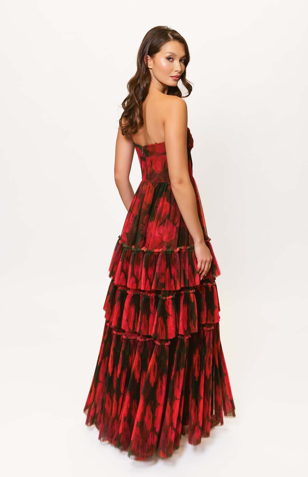 isabella red dress Isabella Long Sleeve Wrap Dress (Sale)