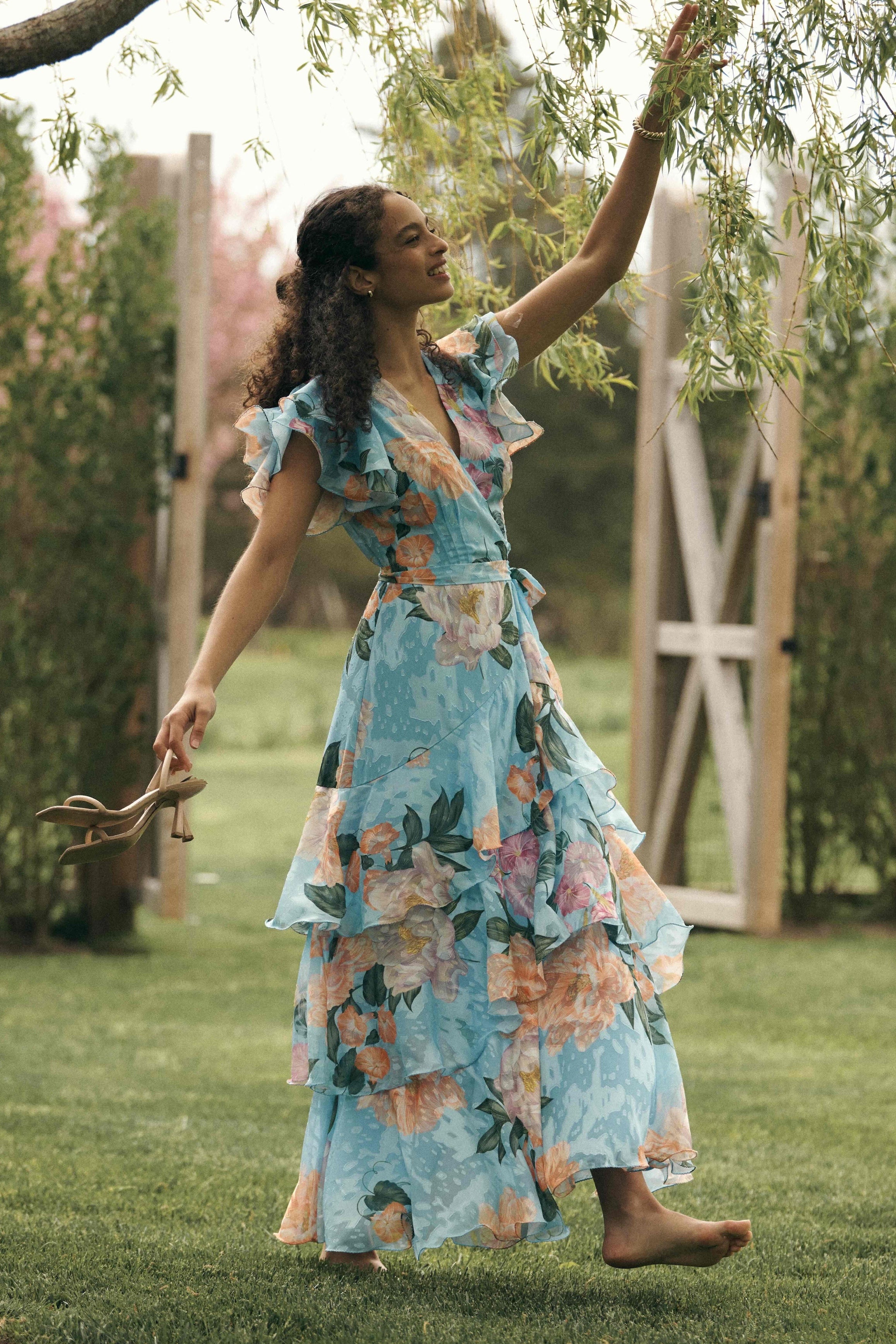 Hutch Rhetta Maxi Wrap Dress