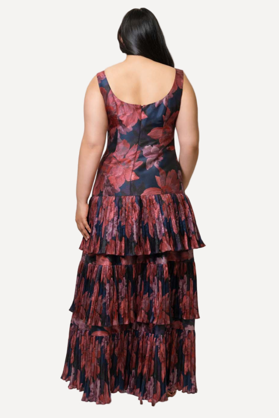 hutch sleeveless scoop neck drop waist jacquard maxi dress Hutch Sleeveless Scoop-Neck Drop-Waist Jacquard Maxi Dress